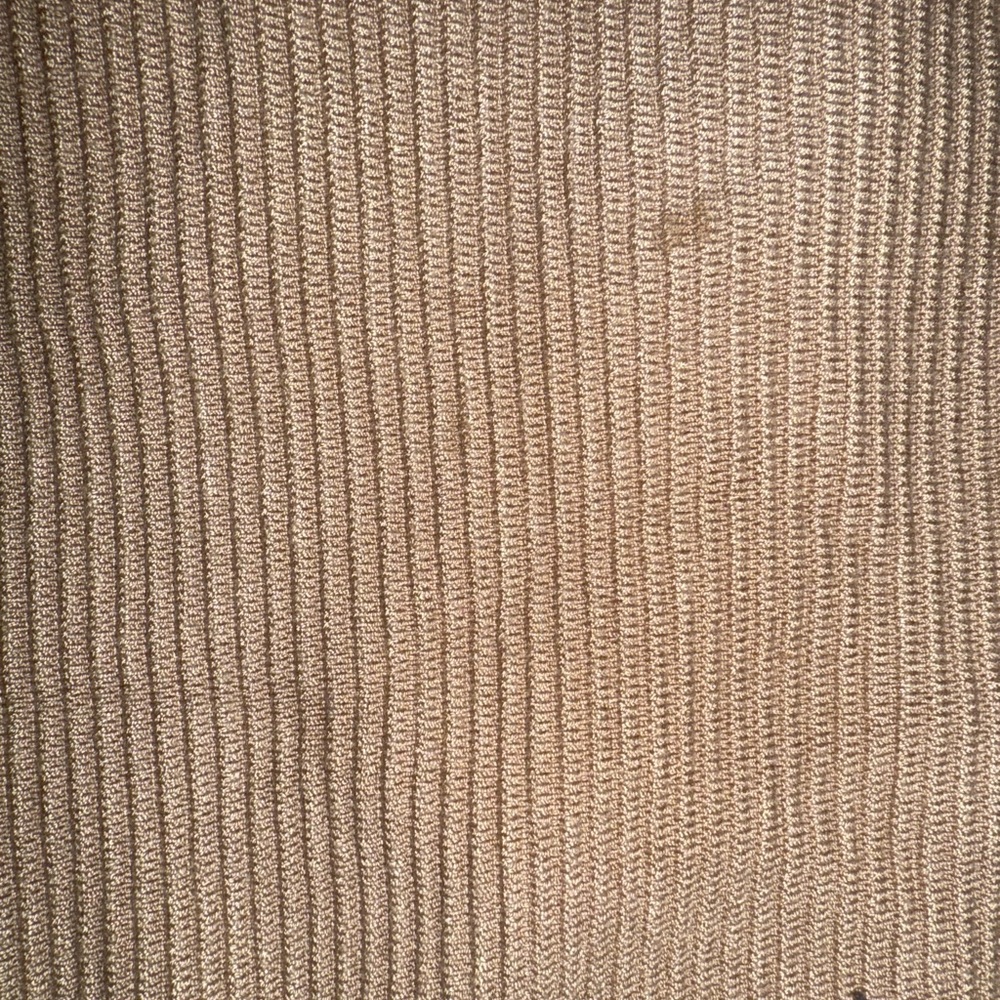 Stylish Tan Ribbed Tank Top - Picture 2 of 4
